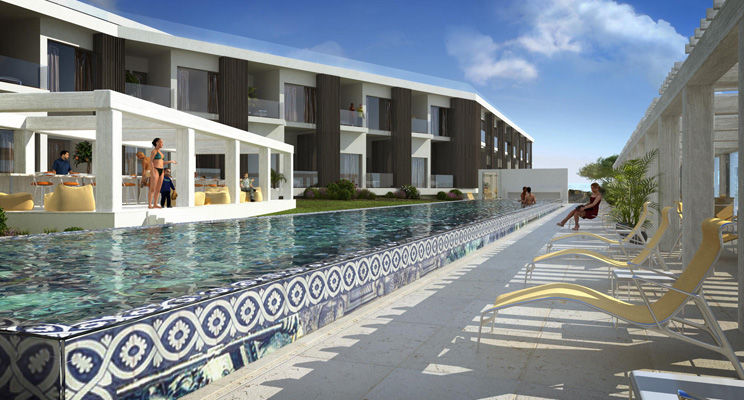 Evolutee Hotel Obidos Exterior photo The hotel's pool